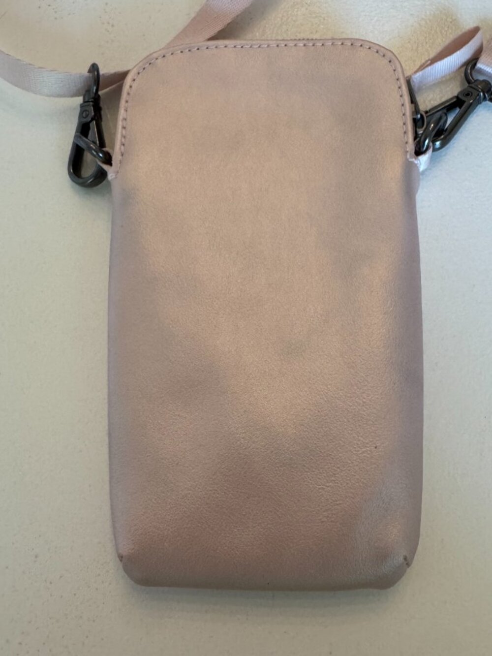 CALIA by Carrie Underwood Modular Phone Crossbody Bag Pink Metallic Adjustable - Picture 7 of 8